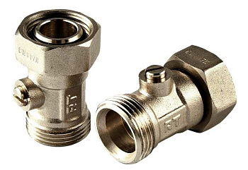 Клапаны запорные ниж.подключ.прямые раздельные 3/4х3/4ЕК Royal Thermo